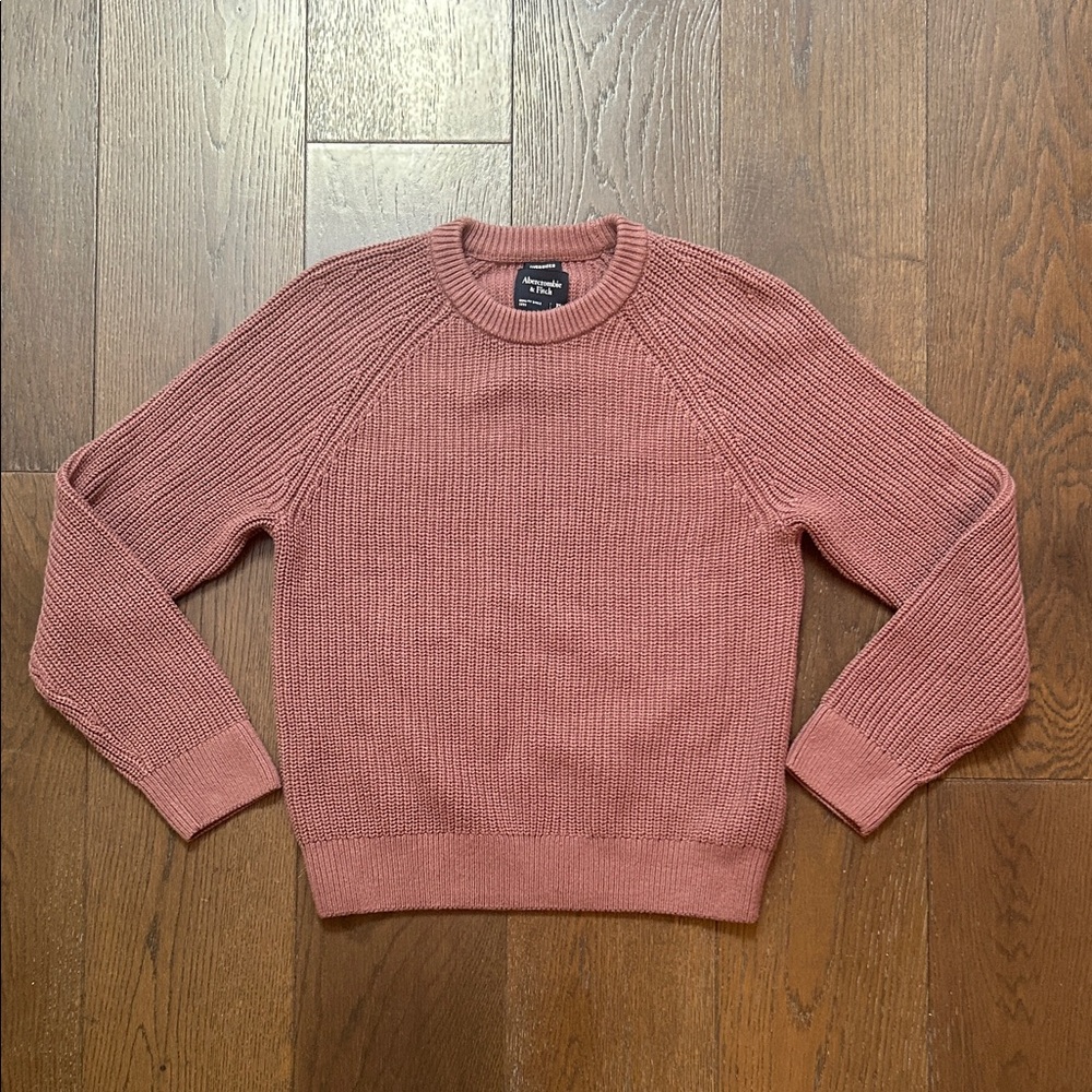 Abercrombie and Fitch Dusty Rose Women’s Oversized Crewneck sweater size XS